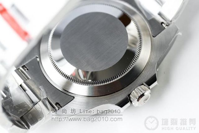 勞力士手錶 Rolex潛艇潛航者系列116610 綠水鬼綠鬼v8版 Rolex自動機械男表 冰藍色超亮夜光 超強防水  hds1382